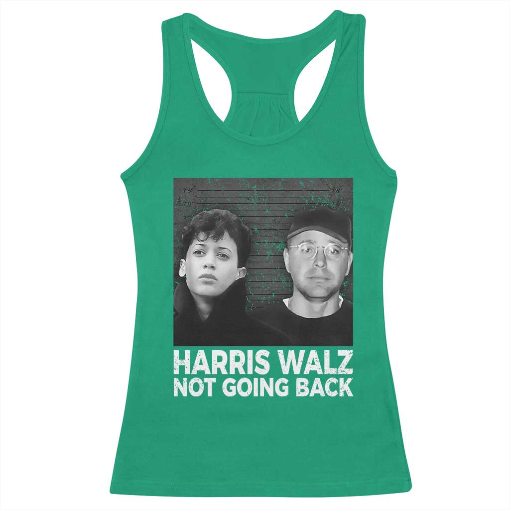 Harris Walz Racerback Tank Top Vintage We Are Not Going Back