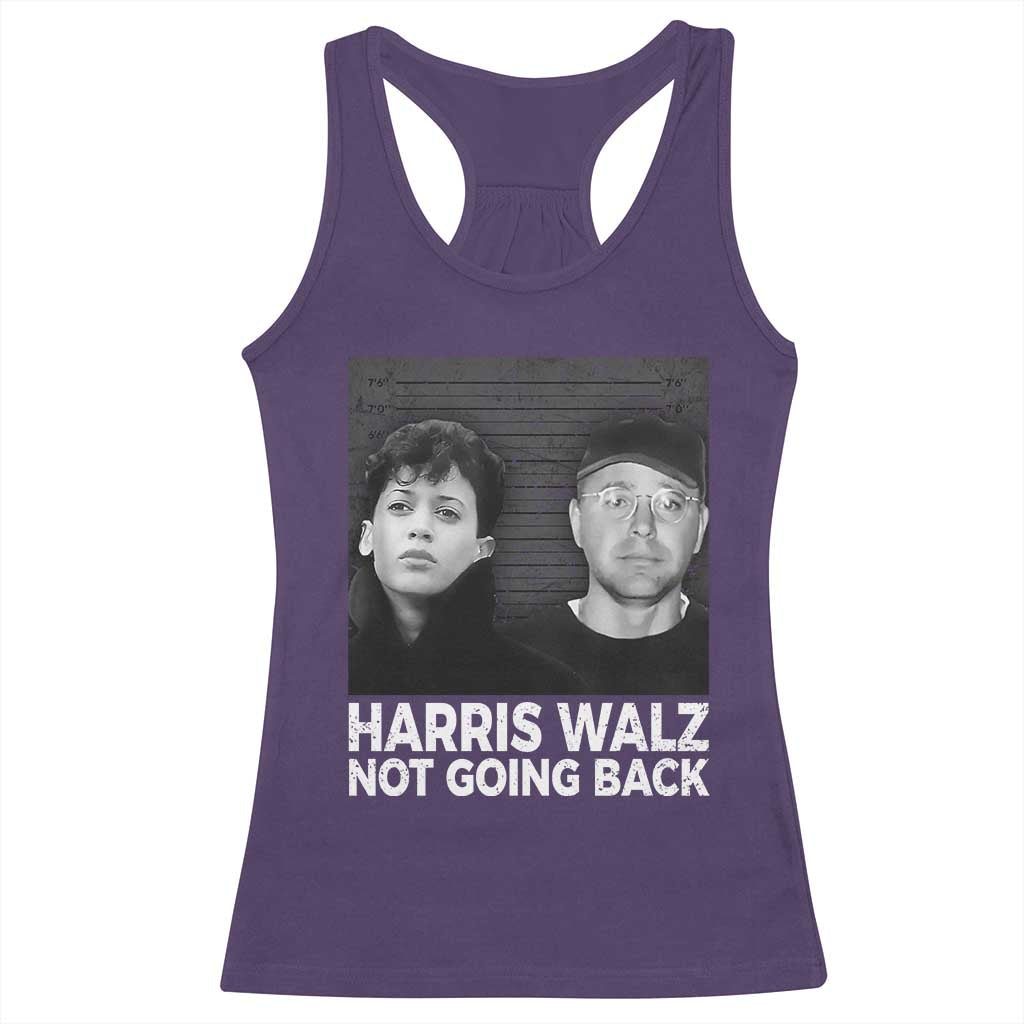 Harris Walz Racerback Tank Top Vintage We Are Not Going Back