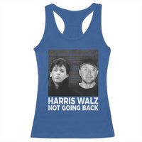Harris Walz Racerback Tank Top Vintage We Are Not Going Back