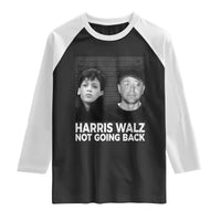 Harris Walz Raglan Shirt Vintage We Are Not Going Back