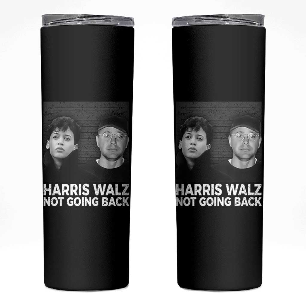 Harris Walz Skinny Tumbler Vintage We Are Not Going Back