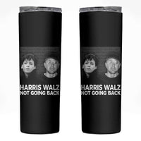 Harris Walz Skinny Tumbler Vintage We Are Not Going Back