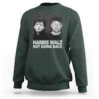 Harris Walz Sweatshirt Vintage We Are Not Going Back