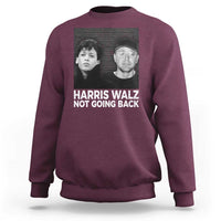 Harris Walz Sweatshirt Vintage We Are Not Going Back