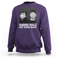 Harris Walz Sweatshirt Vintage We Are Not Going Back