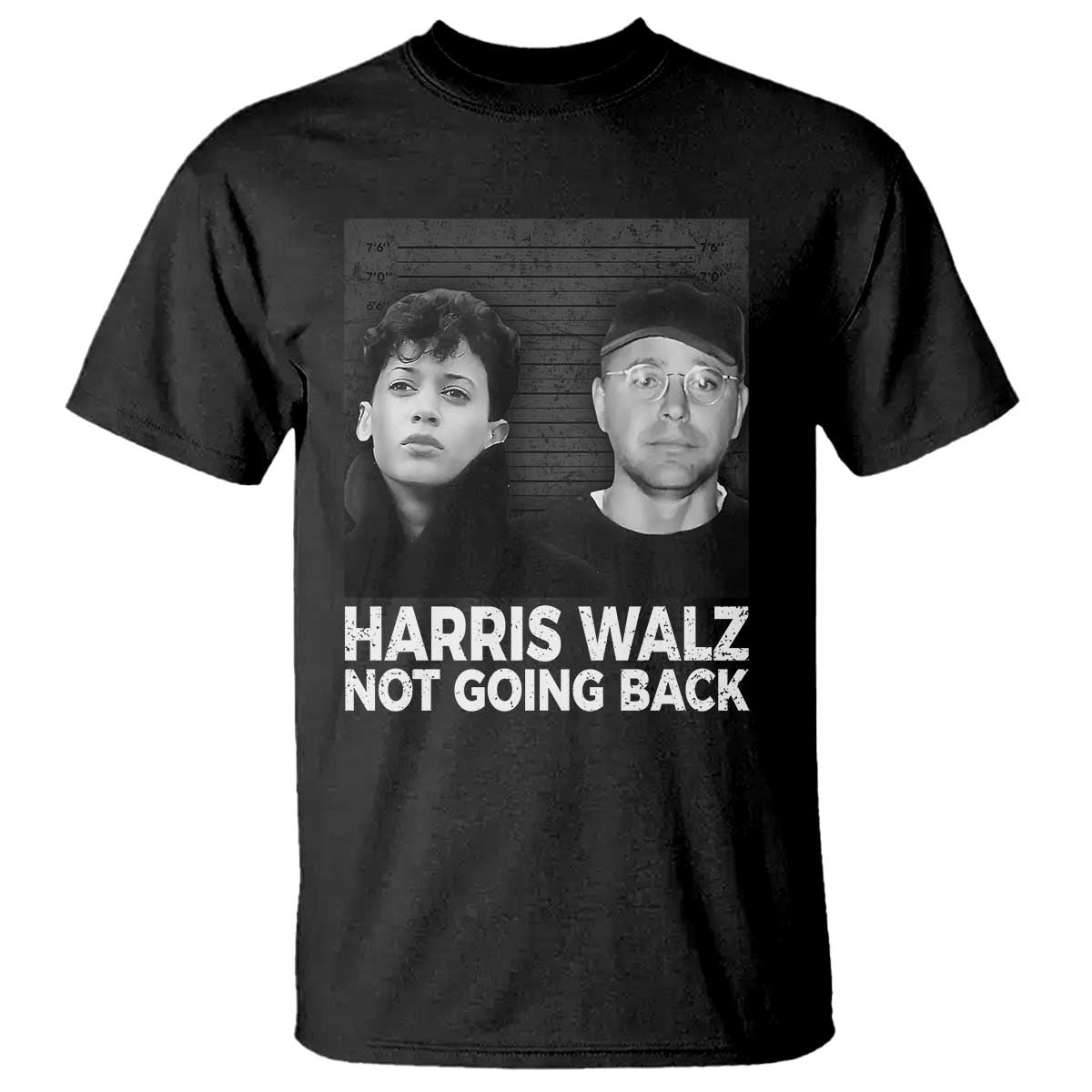 Harris Walz T Shirt Vintage We Are Not Going Back