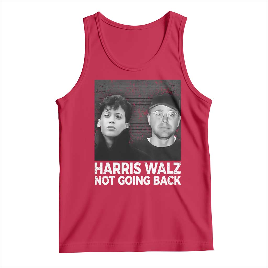 Harris Walz Tank Top Vintage We Are Not Going Back