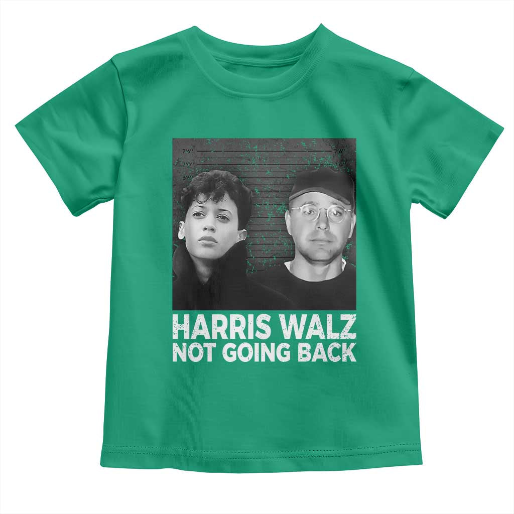Harris Walz Toddler T Shirt Vintage We Are Not Going Back