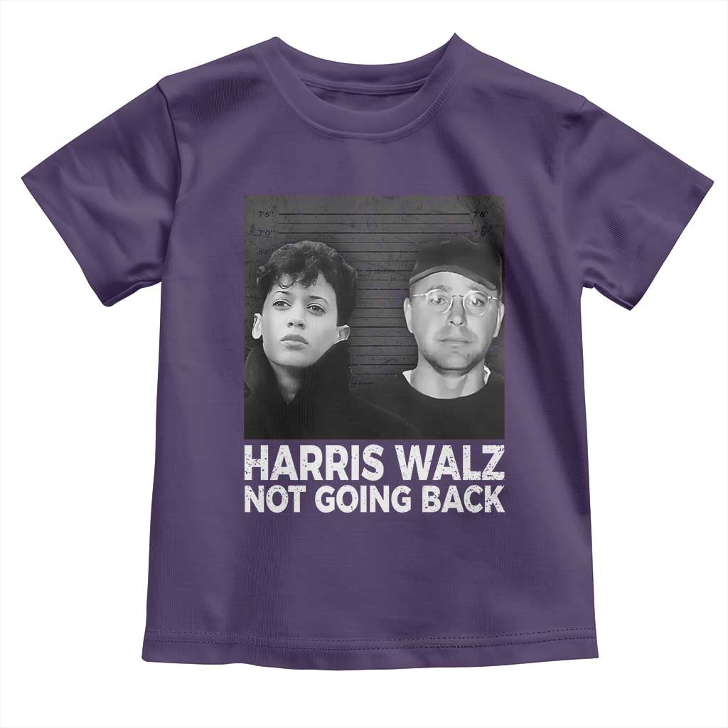 Harris Walz Toddler T Shirt Vintage We Are Not Going Back
