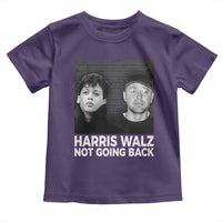 Harris Walz Toddler T Shirt Vintage We Are Not Going Back