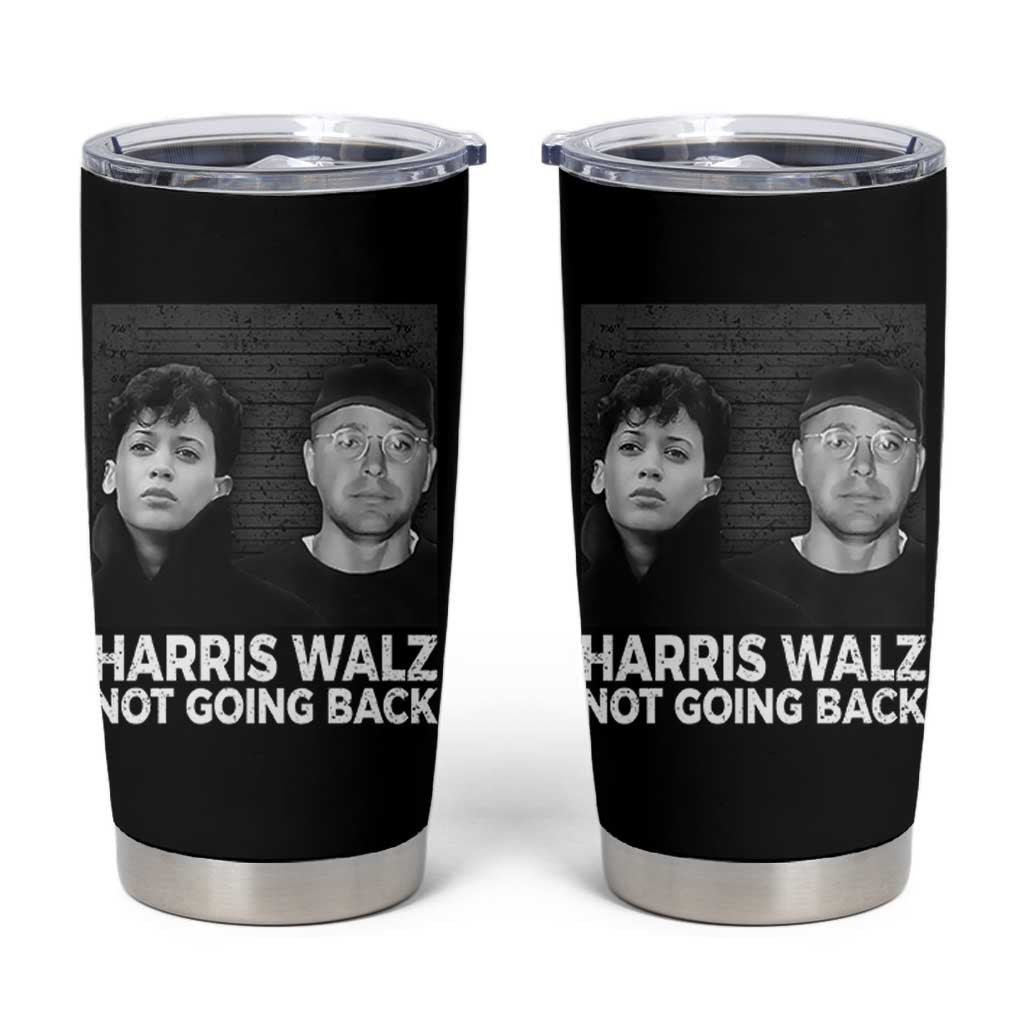 Harris Walz Tumbler Cup Vintage We Are Not Going Back