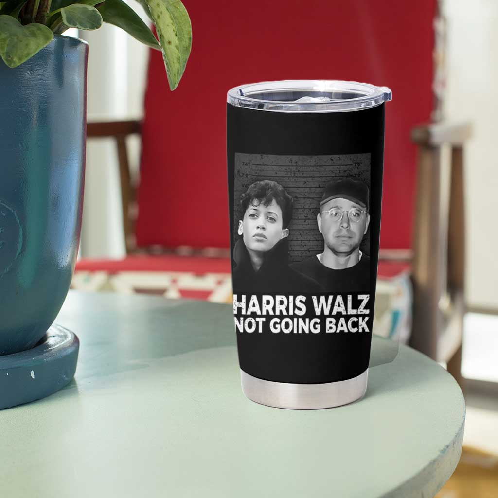 Harris Walz Tumbler Cup Vintage We Are Not Going Back
