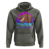Funny Moo Deng Hoodie Baby Hippo Become Ungovernable