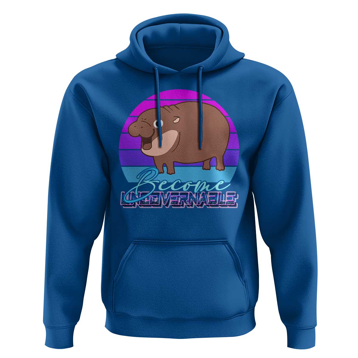 Funny Moo Deng Hoodie Baby Hippo Become Ungovernable