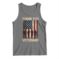 Thank You Veterans Tank Top Veterans Day Patriotic American Flag - Wonder Print Shop