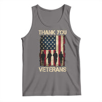 Thank You Veterans Tank Top Veterans Day Patriotic American Flag - Wonder Print Shop