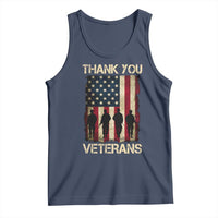 Thank You Veterans Tank Top Veterans Day Patriotic American Flag - Wonder Print Shop