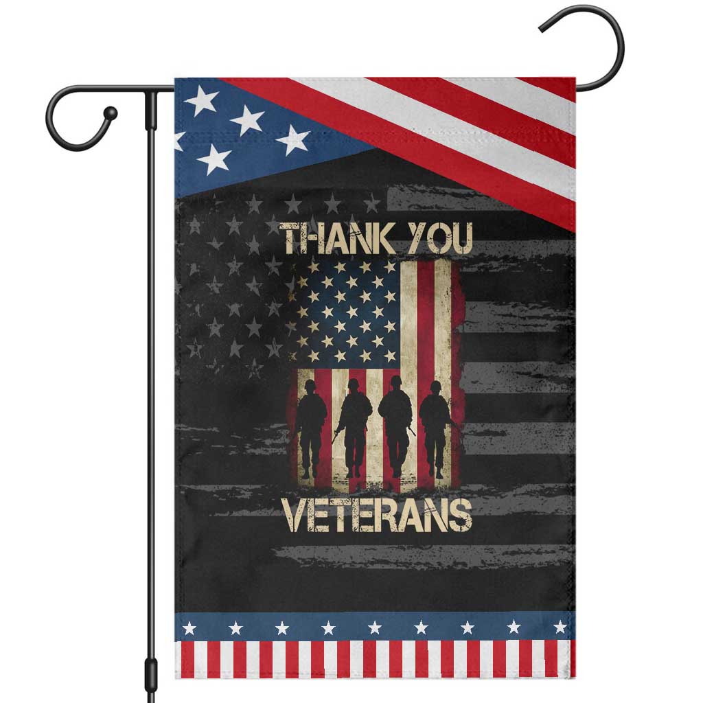 Thank You Veterans Garden Flag Veterans Day Patriotic American Flag