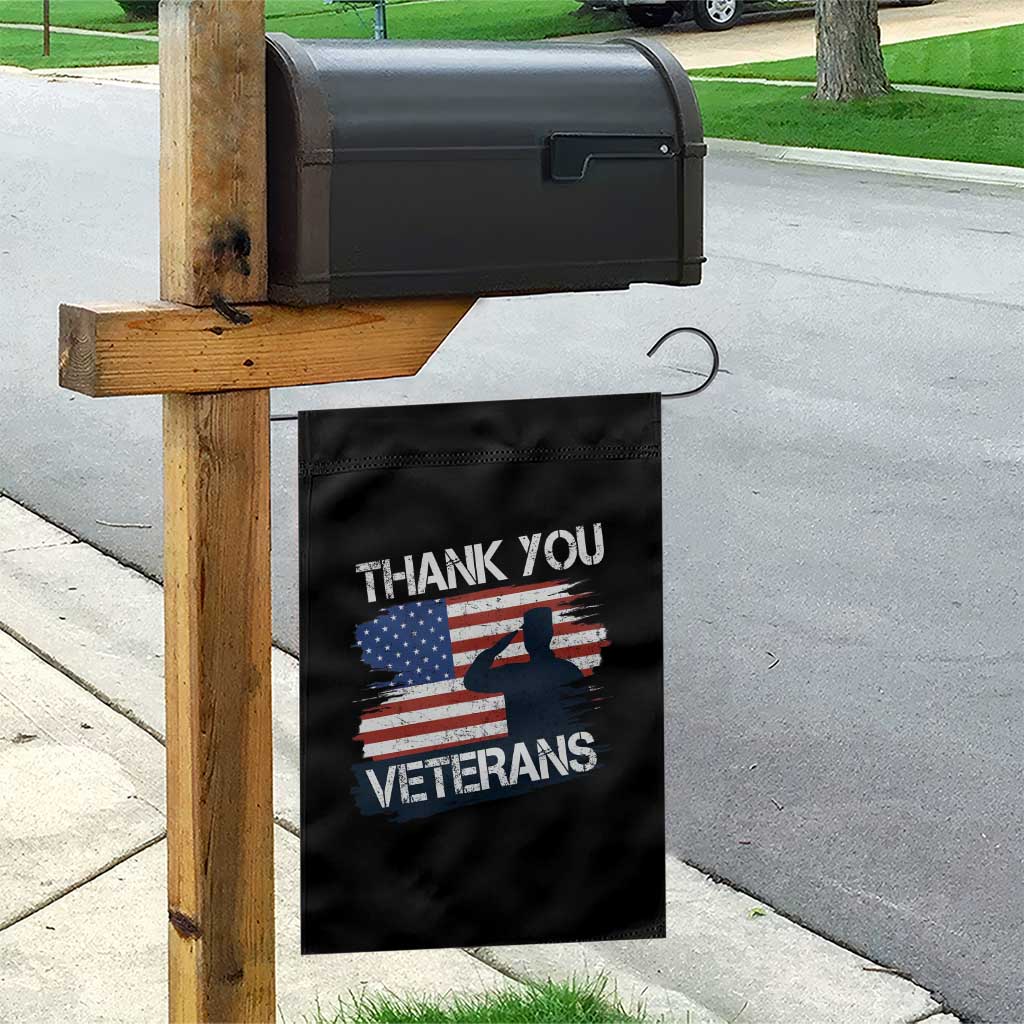 Thank You Veterans Garden Flag Never Forget Veterans Military Appreciation US Flag - Wonder Print Shop