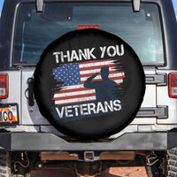 Thank You Veterans Spare Tire Cover Never Forget Veterans Military Appreciation US Flag - Wonder Print Shop