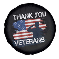 Thank You Veterans Spare Tire Cover Never Forget Veterans Military Appreciation US Flag - Wonder Print Shop