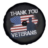 Thank You Veterans Spare Tire Cover Never Forget Veterans Military Appreciation US Flag - Wonder Print Shop