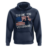 Thank You Veterans Hoodie Never Forget Veterans Military Appreciation US Flag - Wonder Print Shop