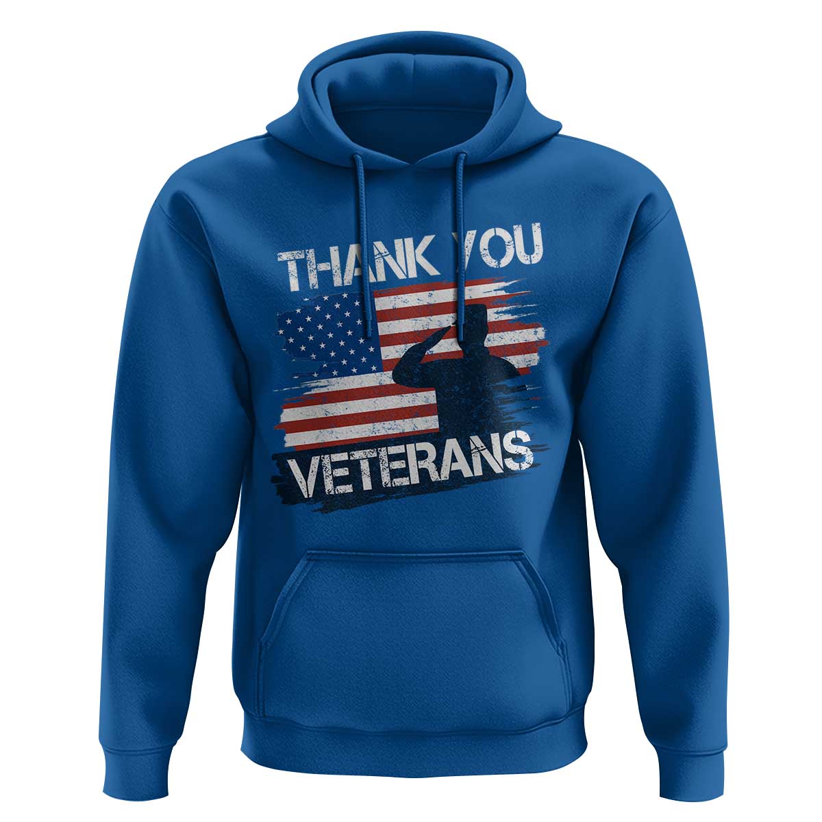 Thank You Veterans Hoodie Never Forget Veterans Military Appreciation US Flag - Wonder Print Shop