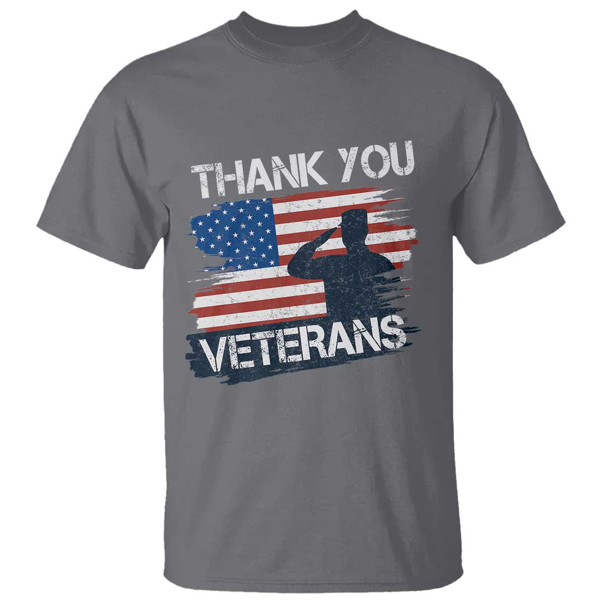 Thank You Veterans T Shirt Never Forget Veterans Military Appreciation US Flag - Wonder Print Shop