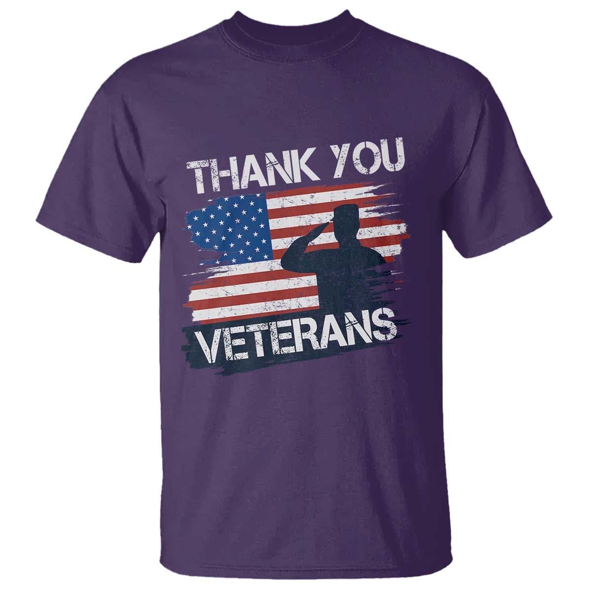 Thank You Veterans T Shirt Never Forget Veterans Military Appreciation US Flag - Wonder Print Shop