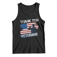 Thank You Veterans Tank Top Never Forget Veterans Military Appreciation US Flag - Wonder Print Shop