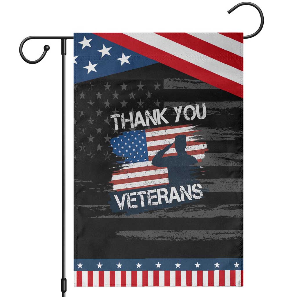 Thank You Veterans Garden Flag Never Forget Veterans Military Appreciation US Flag