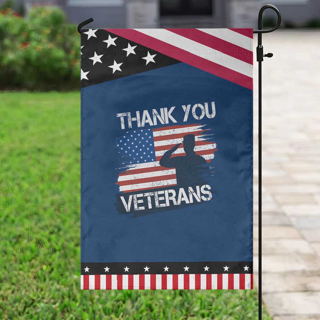 Thank You Veterans Garden Flag Never Forget Veterans Military Appreciation US Flag