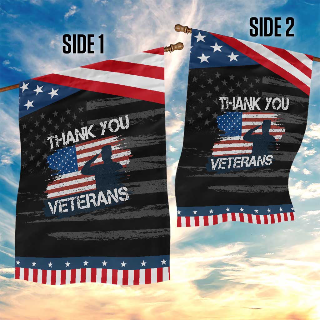 Thank You Veterans Garden Flag Never Forget Veterans Military Appreciation US Flag