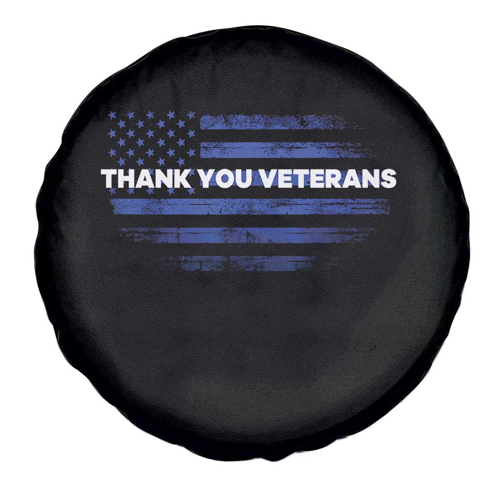 Thank You Veterans Spare Tire Cover Never Forget Veterans Day Grunge American Flag - Wonder Print Shop