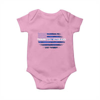 Thank You Veterans Baby Onesie Never Forget Veterans Day Grunge American Flag - Wonder Print Shop