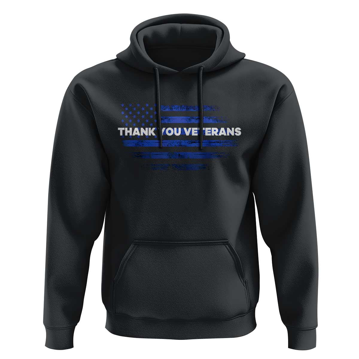 Thank You Veterans Hoodie Never Forget Veterans Day Grunge American Flag - Wonder Print Shop
