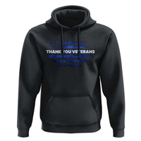 Thank You Veterans Hoodie Never Forget Veterans Day Grunge American Flag - Wonder Print Shop