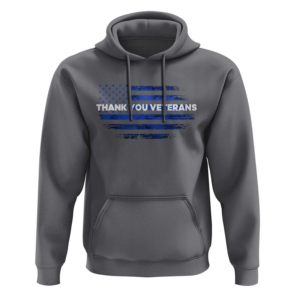 Thank You Veterans Hoodie Never Forget Veterans Day Grunge American Flag - Wonder Print Shop
