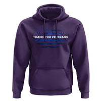 Thank You Veterans Hoodie Never Forget Veterans Day Grunge American Flag - Wonder Print Shop