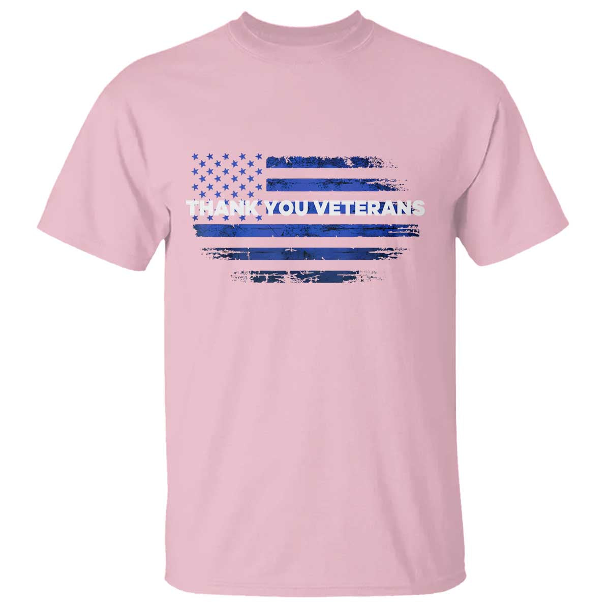 Thank You Veterans T Shirt Never Forget Veterans Day Grunge American Flag - Wonder Print Shop