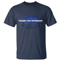 Thank You Veterans T Shirt Never Forget Veterans Day Grunge American Flag - Wonder Print Shop