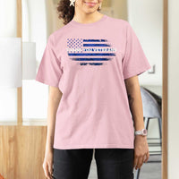 Thank You Veterans T Shirt For Women Never Forget Veterans Day Grunge American Flag - Wonder Print Shop