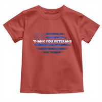 Thank You Veterans Toddler T Shirt Never Forget Veterans Day Grunge American Flag - Wonder Print Shop