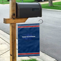 Thank You Veterans Garden Flag Never Forget Veterans Day Grunge American Flag