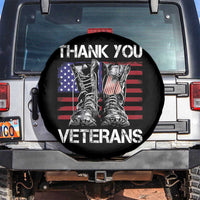 Thank You Veterans Spare Tire Cover American Flag Military Supportive Veterans Day - Wonder Print Shop