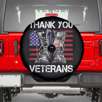 Thank You Veterans Spare Tire Cover American Flag Military Supportive Veterans Day - Wonder Print Shop