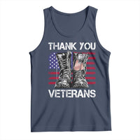Thank You Veterans Tank Top American Flag Military Supportive Veterans Day - Wonder Print Shop