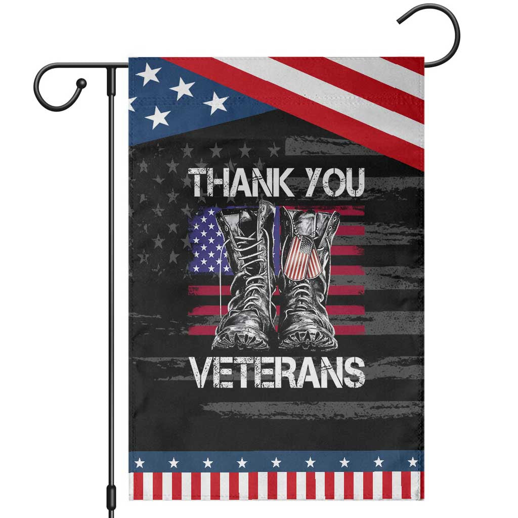 Thank You Veterans Garden Flag American Flag Military Supportive Veterans Day