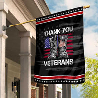 Thank You Veterans Garden Flag American Flag Military Supportive Veterans Day